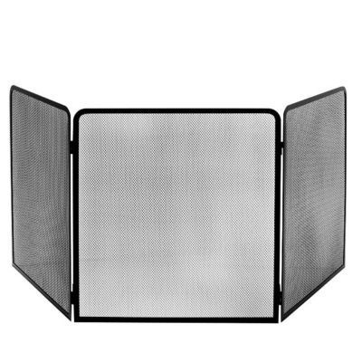 tectake 403569 Barrière de Sécurité Pare-feu - Noire | Achetez sur