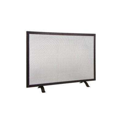 Pare-feu VOGUE Pour Poêle à Bois - Sécurité Acier Peint Noir, 3 Volets Ajustables - Protection Enfants, Animaux - 11