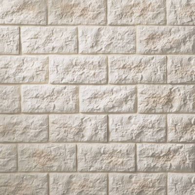 Parement béton beige rectangulaire 0,5 m2