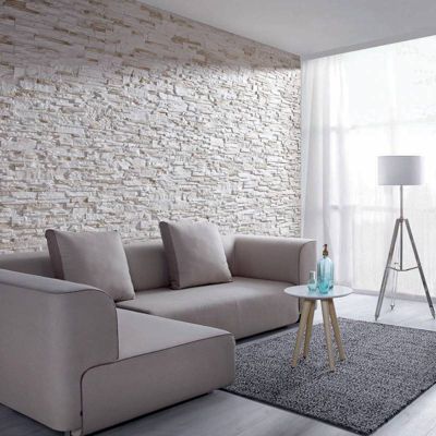 Parement imitation pierre mix beige plâtre 0.72 m2