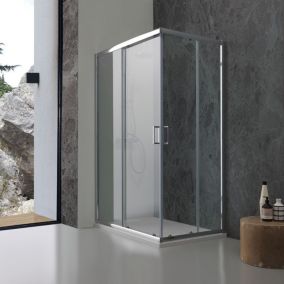 Paroi De Douche 80X120 Cm Rectangulaire Verre Clair 6 Mm - Giada