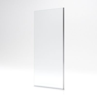 Paroi de Douche 80x200cm - Verre Trempé Transparent 8mm - Profilé Chrome - FREEDOM 2 CHROMED