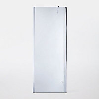 Paroi de douche à l'italienne Cooke & Lewis Onega transparent 80 cm + volet de 45 cm