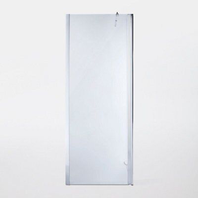 Paroi de douche à l'italienne Cooke & Lewis Onega transparent 80 cm + volet de 45 cm