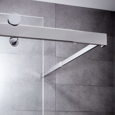 Paroi de douche à l'italienne coulissante GoodHome Naya transparent 140 cm