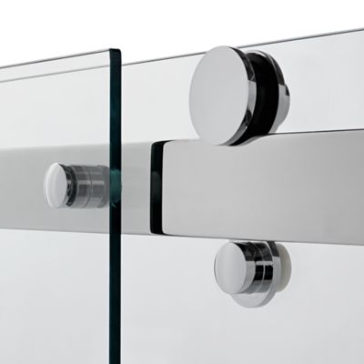 Paroi de douche à l'italienne coulissante GoodHome Naya transparent 140 cm