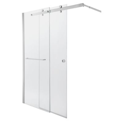 Paroi de douche à l'italienne coulissante GoodHome Naya transparent 160 cm