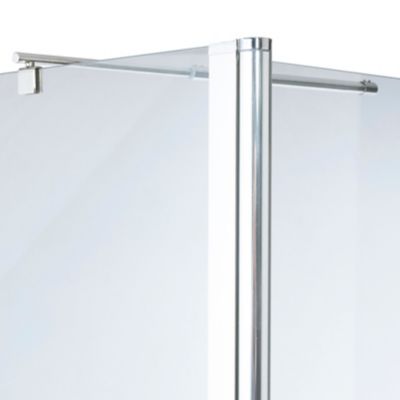 Paroi de douche à l'italienne et volet Cooke & Lewis Onega sérigraphié 80 + 45 cm
