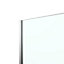Paroi de douche à l'italienne fixe avec volet l.80+45 x H.195 cm, verre transparent, profilés alu chrome, GoodHome Ledava