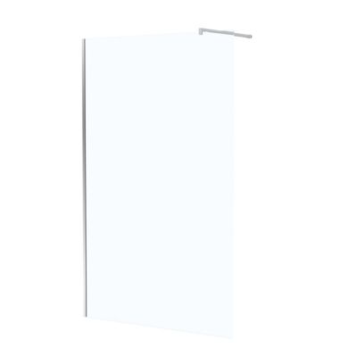 Paroi de douche à l'italienne H.195 x l.120 cm, ép. 5 mm, profilé chrome, Galedo Essentiel