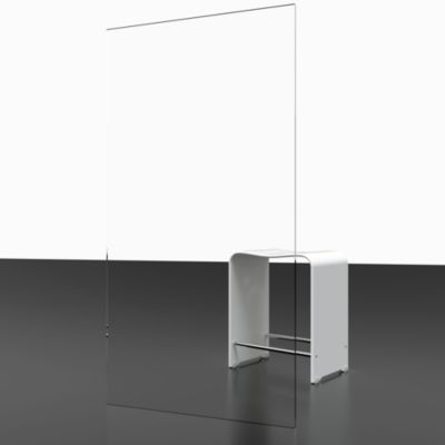Paroi de douche à l'italienne transparente, profilé doré 120 cm, Schulte Impériale Contoura
