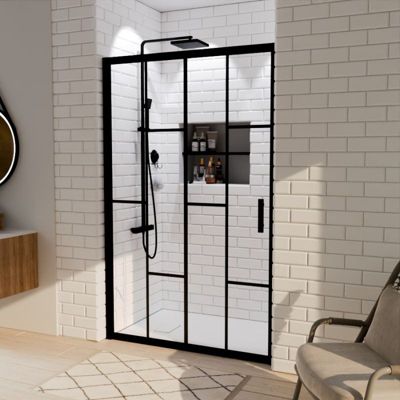 Paroi de douche coulissante verrière ATELIA 120 cm