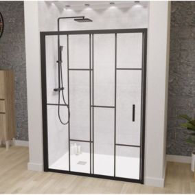 Paroi de douche coulissante verrière ATELIA 140 cm