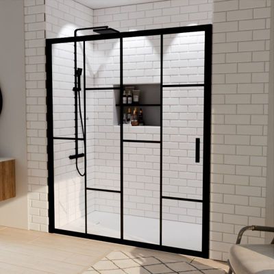Paroi de douche coulissante verrière ATELIA 160 cm