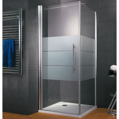Paroi de douche fixe 80cm transparent anticalcaire NewStyle