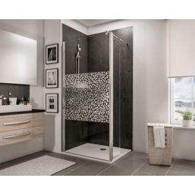 Joint de sol flexible en silicone pour salle de bain ou salle de bain -  Plusieurs tailles - 120 cm - Transparent