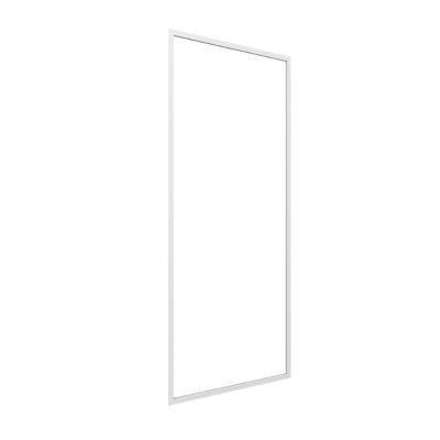 Paroi de douche fixe blanc Galedo Spot transparente 80cm