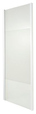 Paroi de douche fixe Cooke & Lewis Onega sérigraphiée 90 cm