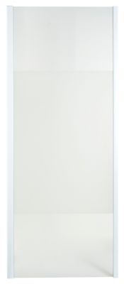 Paroi de douche fixe Cooke & Lewis Onega sérigraphiée 90 cm