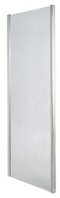 Paroi de douche fixe Cooke & Lewis Onega transparente 80 cm