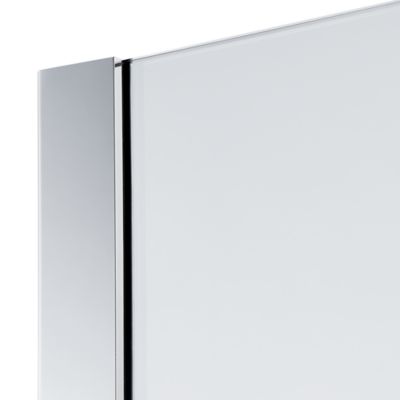 Paroi de douche fixe Cooke & Lewis Zilia transparente 90 cm