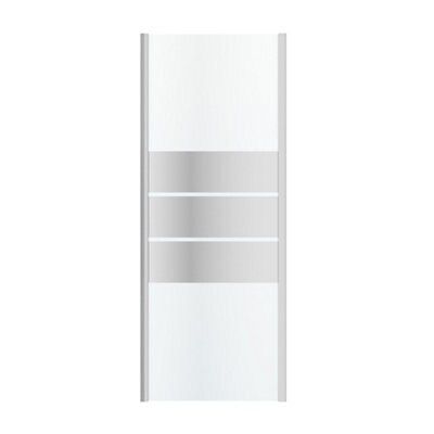 Paroi de douche fixe GoodHome Beloya miroir 80 cm