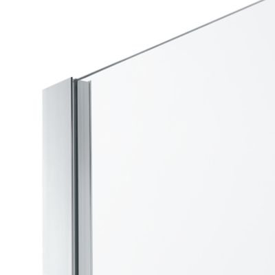 Paroi de douche fixe GoodHome Naya transparente 80 cm