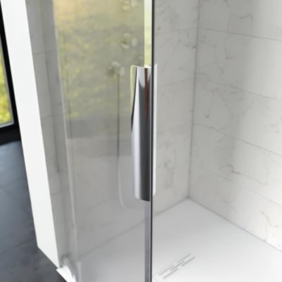 Paroi de douche fixe Kinedo Kinequartz (à coupler avec porte Kinequartz 1,20m) H2,00m L80cm