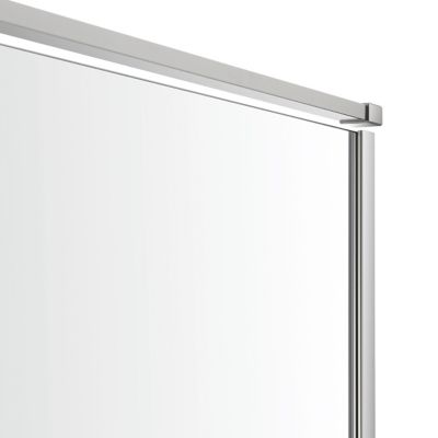 PAROI DE DOUCHE FIXE OCELIA 80 X 190cm PROFILE CHROME VERRE TRANSPARENT