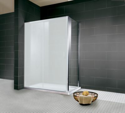 Paroi de douche fixe transparent l.90 cm, Schulte Imperiale