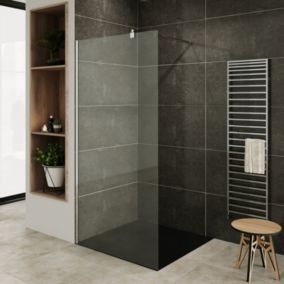 Paroi de douche Italienne ROMA H.200 x 120 cm verre 10 mm transparent - Saniverre