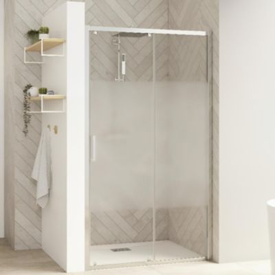 Paroi de douche kinedo Smart Design 2 portes pivotantes (intérieur ...