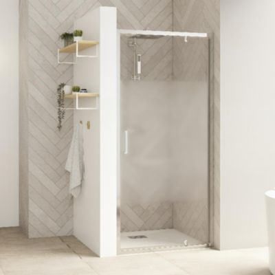Paroi de douche kinedo Smart Design pivotante (extérieur) sans seuil ...