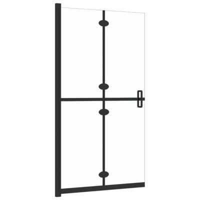 Paroi de douche pliable Verre ESG transparent 100x190 cm vidaXL