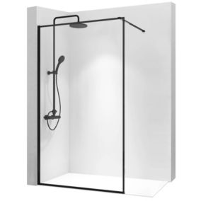 Paroi de douche REA Bler 110 black