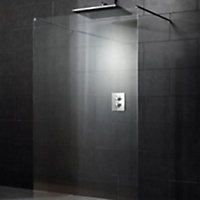 Paroi de douche verre transparent l.120 cm, Schulte Square I
