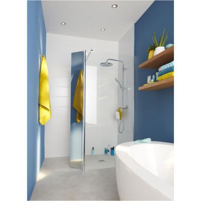 Paroi De Douche Walk In Retour Miroir Schulte New Style 90 Cm Castorama