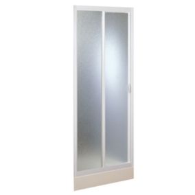 Paroi douche 110 CM en acrylique mod. Mercurio avec ouverture laterale