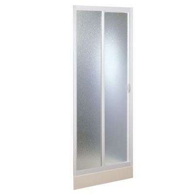 Paroi douche 130 CM en acrylique mod. Mercurio avec ouverture laterale
