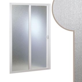 Paroi douche 140 CM en acrylique mod. Smart avec ouverture laterale