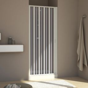 Paroi douche 60 CM H185 en Plastique pvc modèle Aura avec l'ouverture latérale
