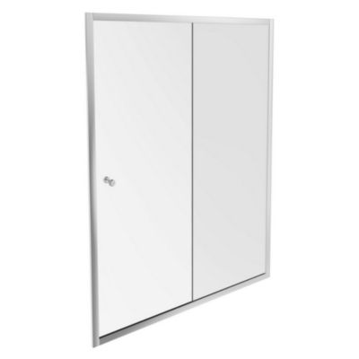 Paroi douche JACOB DELAFON Serenity, 140 cm, porte coulissante réversible instal. Niche