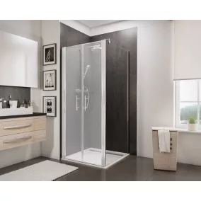 Paroi latérale fixe pour portes de douche battantes, 80 cm, NewStyle Schulte, verre transparent anticalcaire