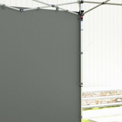 Parois latérales de rechange barnum panneaux latéraux pour tonnelle 3 x 3 ou 3 x 6 m - lot de 2 pièces - gris foncé