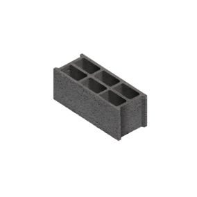 Parpaing creux 150X200X500mm B40 2 Lames avec angle Alkern