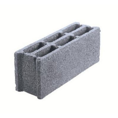 Parpaing Creux Beton B40 15 X 20 X 50cm Castorama