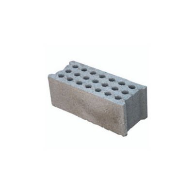 Parpaing perforé B80 5 x 20 x 50 cm gris