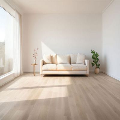 Parquet Chêne contrecollé verni brossé Pr Bis (petits nœuds) invisible Chelsea 150x14mm - LV - 4mm de couche d'usure