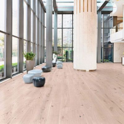 Parquet Chêne contrecollé verni brossé rustique Invisible Garden 190X14X400 à 1900mm - 4mm de couche d'usure
