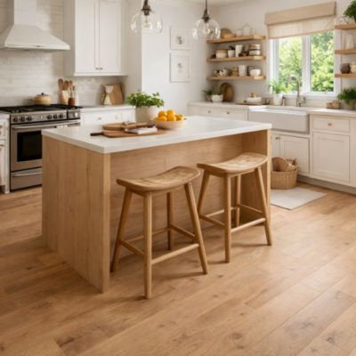 Parquet contrecollé chêne Farm Click Empire huilé rustique, LGMDS, l.19 cm